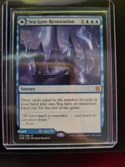 MTG Magic the Gathering NM Sea Gate Restoration 076 Zendikar Rising - Image 1