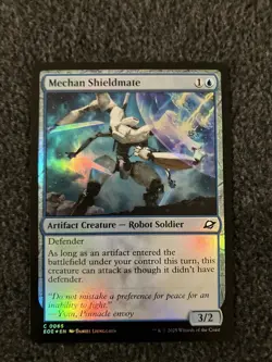 Magic The Gathering MTG - Mechan Shieldmate Foil - EOE - Image 1
