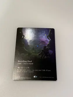 Mtg Edge Of Eternities Breeding Pool's Borderless NM Galaxy Foil - Image 1