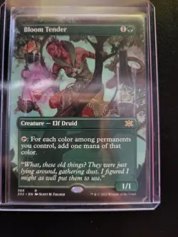 MTG Magic the Gathering NM Borderless Bloom Tender 366 Double Masters 2022 - Image 1