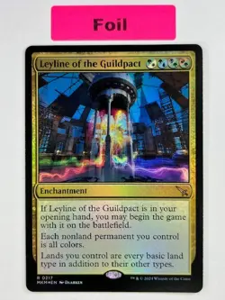 1x MTG Leyline of the Guildpact - (Foil) - Murders at Karlov Manor - NM #217 - Image 1