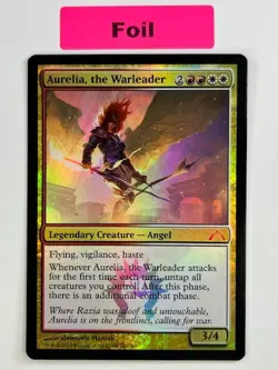 1x MTG Aurelia, the Warleader - (Foil) - Gatecrash - NM #143 - Image 1
