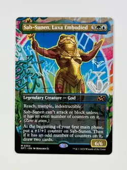 1x MTG Sab-Sunen, Luxa Embodied - (Borderless) - Aetherdrift - NM #354 - Image 1