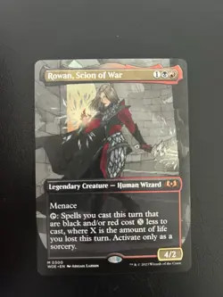 Rowan, Scion of War (Borderless) Wilds of Eldraine Regular Mythic Mtg 300 - Image 1