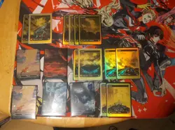 Mtg Basic Land Lot Gold Foil And Galaxy Foil - Image 1
