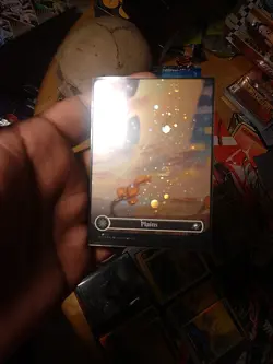 Mtg Basic Land Lot Gold Foil And Galaxy Foil - Image 2