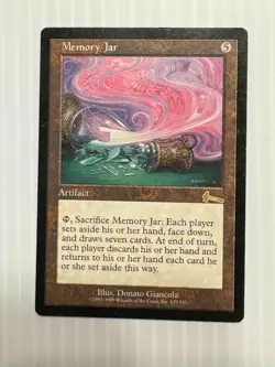 Magic the Gathering Urza's Legacy MEMORY JAR MTG Light Play LP 1999 - Image 1