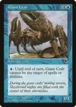 Giant Crab Tempest MTG - Image 1