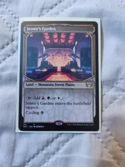 MTG SNC: Jetmir’s Garden (Land Mountain Forest Plains) Showcase Rare 351 - Image 1