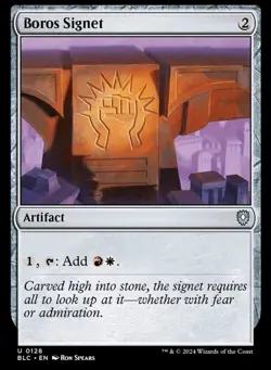 Boros Signet 0128 Non Foil Uncommon Bloomburrow Commander MTG NM - Image 1