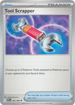 Tool Scrapper 085/086 White Flare WHT English Pokemon Card NM - Image 1