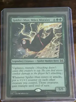 Magic The Gathering MTG Spiderman Spider-Man, Miles Morales Mythic Rare M0018 - Image 1