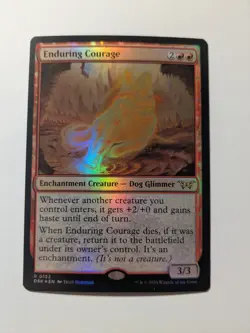 Enduring Courage Duskmourn: House of Horror Foil 0133 MtG - Image 1