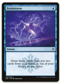 Brainstorm #46 (LP) Masters 25 A25 Magic MTG - Image 1