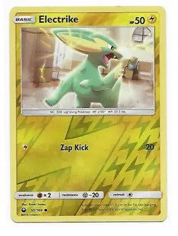 2018 Pokemon Sun and Moon Celestial Storm Reverse Foil #51 ELECTRIKE - Image 1