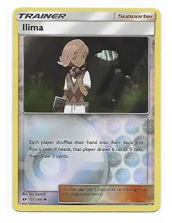 2017 Pokemon Sun and Moon Reverse Foil #121 ILIMA - Image 1