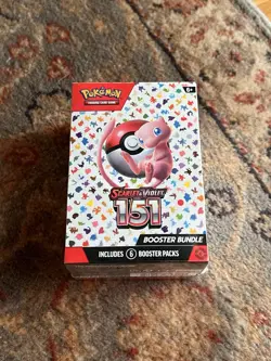 Pokemon TCG Scarlet & Violet 151 Booster Bundle Factory Sealed (6 packs) 820650853210 - Image 1