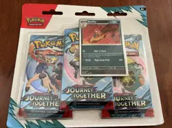 Pokemon TCG Scarlet & Violet Journey Together 3-Pack Blister Brand New/Sealed ✅ - Image 1