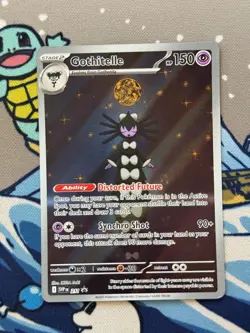 Gothitelle 211 SVP Pokemon Scarlet Violet Black Bolt Tech Sticker Promo Mint NM - Image 1