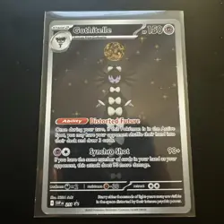 Gothitelle 211 SVP Pokemon Scarlet Violet Black Bolt Tech Sticker Promo Mint NM - Image 2