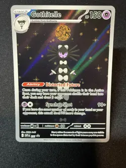 Gothitelle 211 SVP Pokemon Scarlet Violet Black Bolt Tech Sticker Promo Mint NM - Image 1