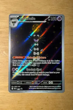 Gothitelle 211 SVP Pokemon Scarlet Violet Black Bolt Tech Sticker Promo Mint NM - Image 1