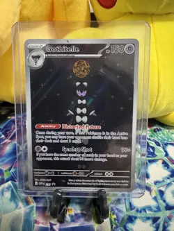 Gothitelle 211 SVP Pokemon Scarlet Violet Black Bolt Tech Sticker Promo Mint NM - Image 2