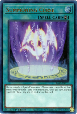 Yugioh! Summoning Curse - RA03-EN057 - Prismatic Ultimate Rare (PUR) - NM/M - Image 1