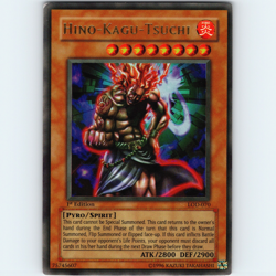 Yugioh Hino-Kagu-Tsuchi LOD-070 1st Edition Ultra Rare Holo - LP 💎 - Image 1