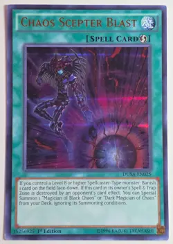 Yugioh Chaos Scepter Blast DUSA-EN025 Ultra Rare 1st Edition - Image 1