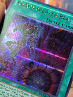 Yugioh Chaos Scepter Blast DUSA-EN025 Ultra Rare 1st Edition - Image 3