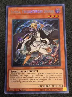Yugioh Lumina, Twilightsworn Shaman - MP18-EN052 - Secret Rare - 1st Edition VLP - Image 1