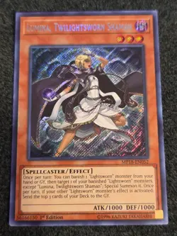 Yugioh Lumina, Twilightsworn Shaman - MP18-EN052 - Secret Rare - 1st Edition VLP - Image 2