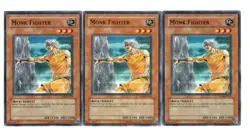 Yugioh- 3X Monk Fighter - Common - Unlimited - TLM-EN019 - Near Mint - Image 1