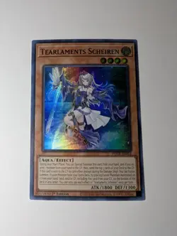 Tearlaments Scheiren - POTE-EN014 Super Rare 1st ed NM Yugioh Card - Image 1
