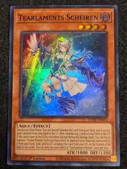 Tearlaments Scheiren - POTE-EN014 Super Rare 1st ed NM Yugioh Card - Image 1