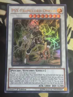 Yugioh: PSY-Framelord Omega - DUOV-EN080 - Ultra Rare - 1st Edition - NM - Image 1