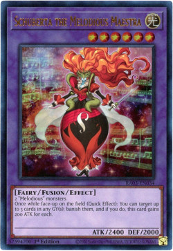 Yugioh! Schuberta the Melodious Maestra RA03-EN034 Prismatic Ultimate Rare (PUR) - Image 1