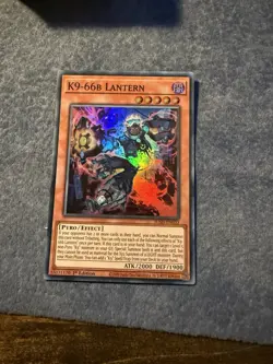 Yugioh! K9-66b Lantern - Super Rare - JUSH-EN033 - Justice Hunters - 1st Nm Euro - Image 1