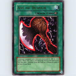 Yugioh Axe of Despair MRL-002 Unlimited Ultra Rare Holo - HP 💎 - Image 1