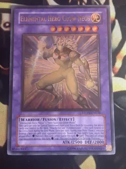 Yugioh: Elemental Hero Glow Neos - STON-EN036 - Ultimate Rare - Unlimited - NM - Image 1