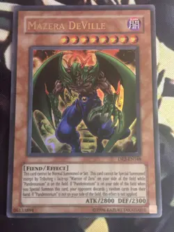 Yugioh: Mazera DeVille - DR2-EN168 - Ultra Rare - MP - Image 1