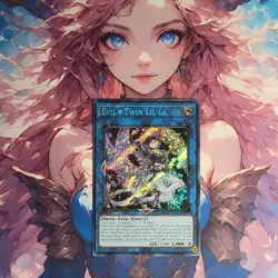 Yugioh - Evil Twin Lil La - BLCR-EN097 - Secret Rare - 1st Edition - Near Mint - Image 1