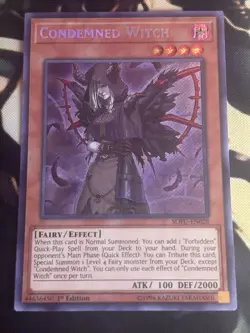 Yugioh: Condemned Witch - SOFU-EN028 - Secret Rare - 1st Edition - NM - Image 1