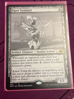 Magic: The Gathering Esper Sentinel Card MH2 Rare - Image 1