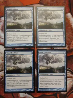 Wind Zendikon Worldwake WWK X4 (Playset) MTG Magic the Gathering - Image 1