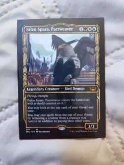 MTG Falco Spara, Pactweaver (Showcase) Streets of New Capenna Regular - Image 1