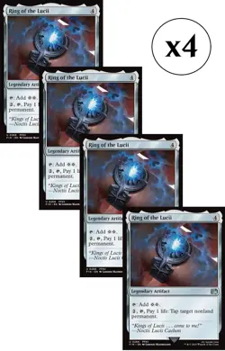 4x - Ring of the Lucii - x4 - Final Fantasy - UC NM MTG - Image 1