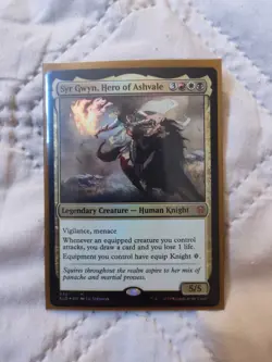 Syr Gwyn, Hero of Ashvale #330 (Foil) (MP) Throne of Eldraine ELD Magic MTG - Image 1