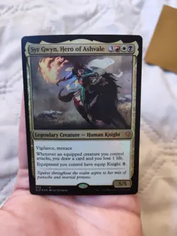 Syr Gwyn, Hero of Ashvale #330 (Foil) (MP) Throne of Eldraine ELD Magic MTG - Image 2